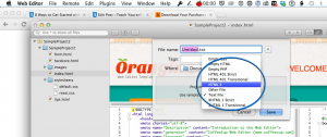 CofeeCup Web Editor Using HTML5 Doctype
