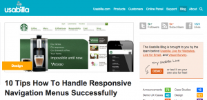 Usabilla - Usabilla - 10 Tips How To Handle Responsive Navigation Menus Successfully